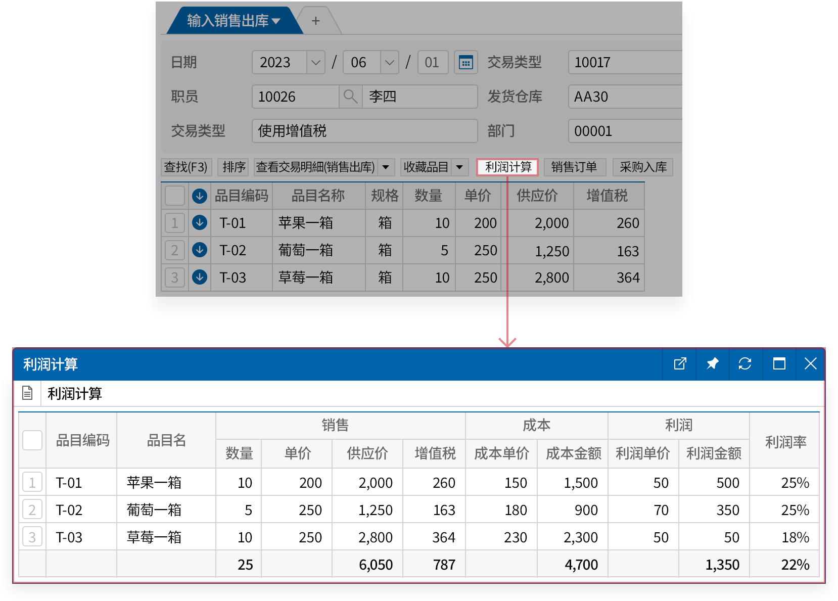 提前确认利润率